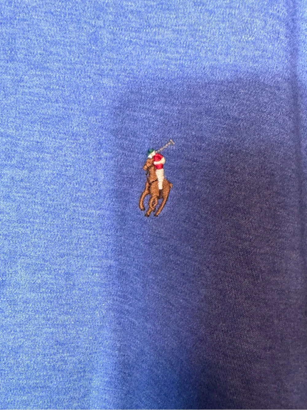 Polo by Ralph Lauren Long Sleeve Blue Polo Shirt 2XLT